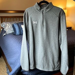 Under Armour, cold gear, large gray pullover